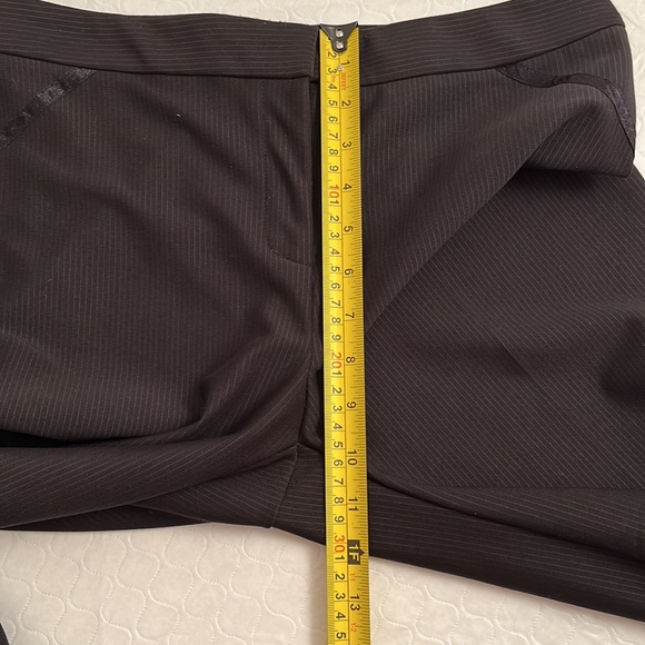 Express Y2K black stretch tuxedo style pants 7/8 - Picture 8 of 12